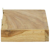 Wall Shelves 2 pcs 40x15x4 cm Solid Wood Teak - Top-Down View
