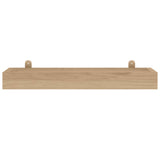 Wall Shelves 2 pcs 60x15x4 cm Solid Wood Teak - Top-Down View