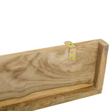 Wall Shelves 2 pcs 60x15x4 cm Solid Wood Teak - Low Angle