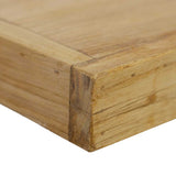 Wall Shelves 2 pcs 90x15x4 cm Solid Wood Teak - Close-Up Angle