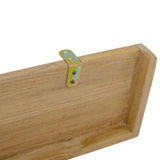 Wall Shelves 2 pcs 90x15x4 cm Solid Wood Teak - Low Angle