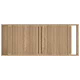 Bar Cart 120x50x90 cm Solid Wood Teak - Close-Up Angle