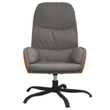 Relaxing Chair Light Grey Fabric - Side View