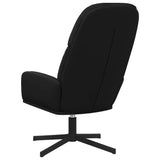Relaxing Chair Black Faux Leather - 45-Degree Angle