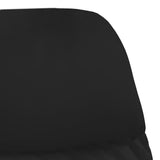 Relaxing Chair Black Faux Leather - Rear View
