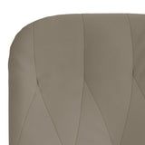 Relaxing Chair Light Grey Velvet - Rear View