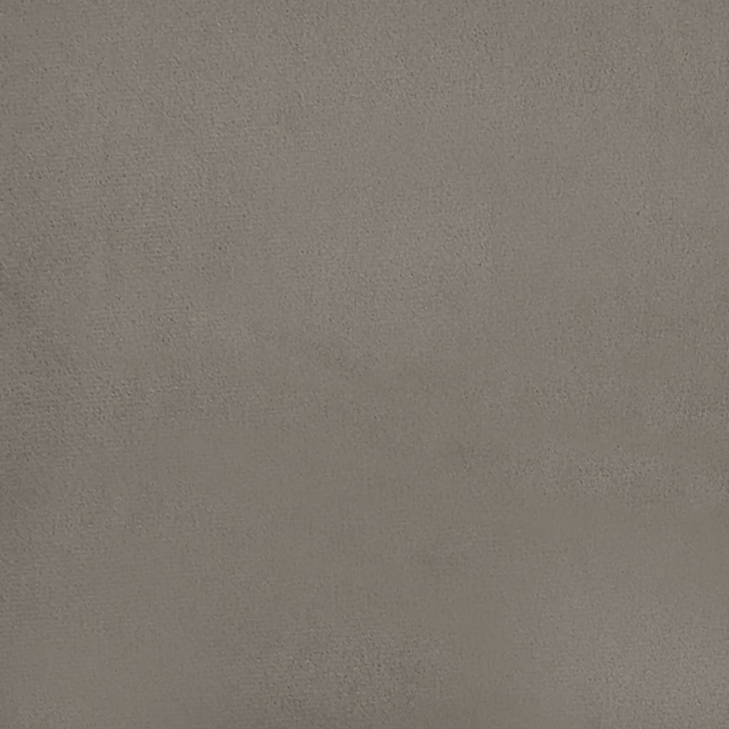 Relaxing Chair Light Grey Velvet