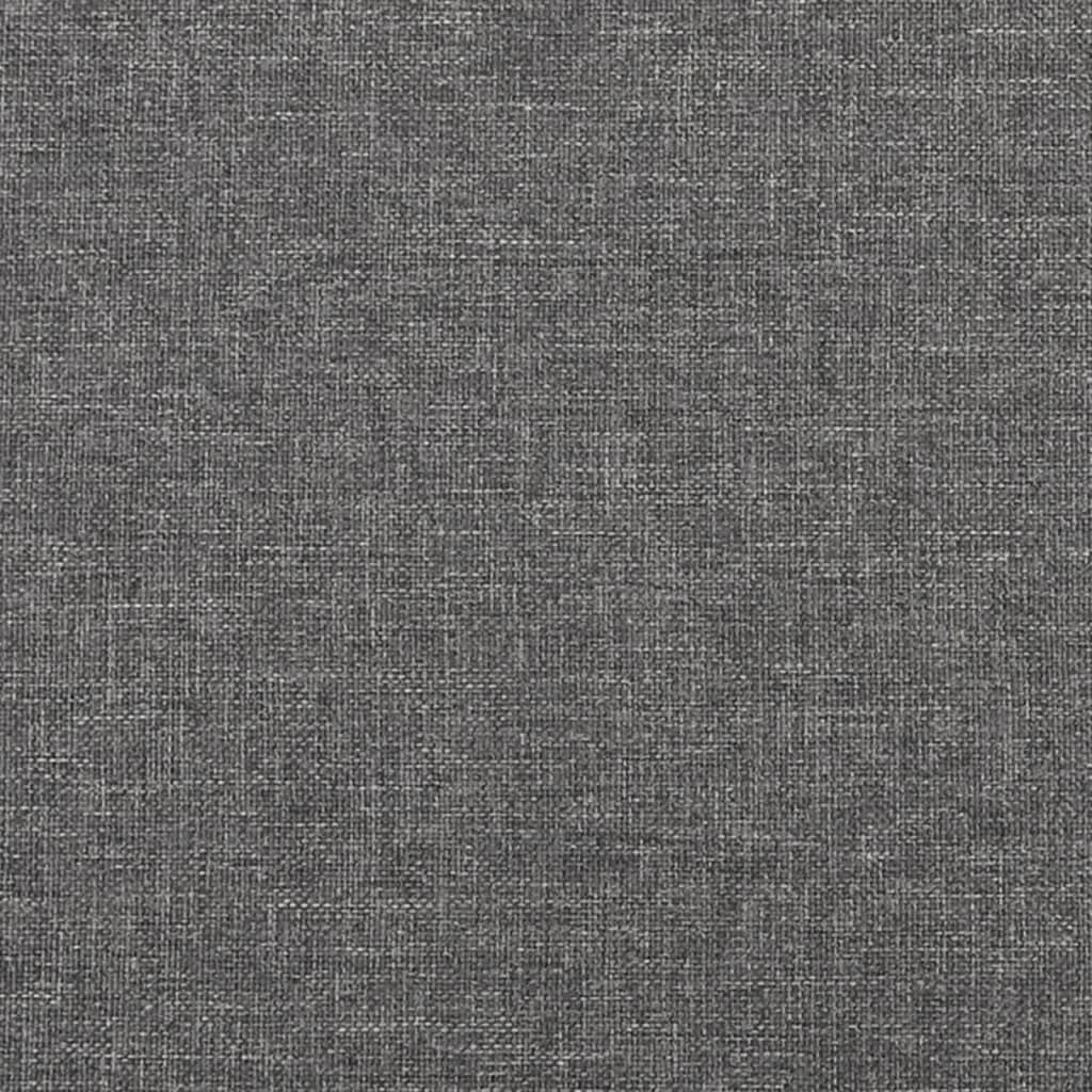 Footstool Light Grey 45x29.5x35 cm Fabric
