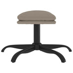 Footstool Light Grey 60x60x36 cm Velvet