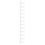 Wall Mounted Wine Rack for 12 Bottles White Iron