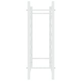 Wine Rack for 48 Bottles White Metal - 45-Degree Angle