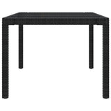 11 Piece Outdoor Dining Set with Cushions Poly Rattan Black and Grey