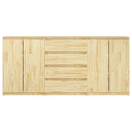 Side Cabinets 3 pcs Solid Wood Pine