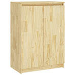 Side Cabinets 3 pcs Solid Wood Pine