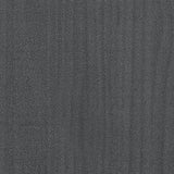 Side Cabinets 3 pcs Grey Solid Pinewood