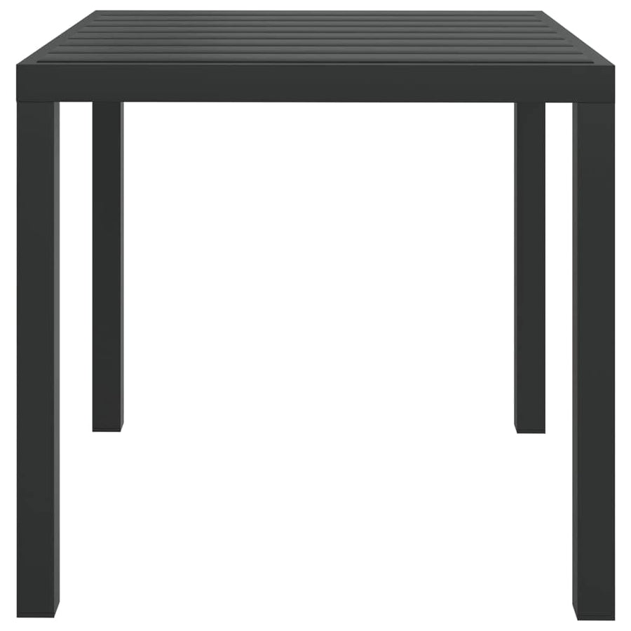 3 Piece Garden Dining Set with Cushions Poly Rattan Black