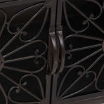 TV Cabinet Silver 110x30x40 cm Iron