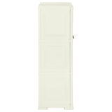 Plastic Cabinet 79x43x125 cm Wood Design Vanilla Ice