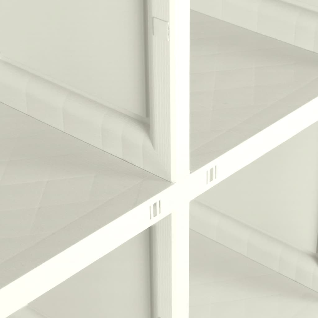 Plastic Cabinet 79x43x125 cm Wood Design Vanilla Ice