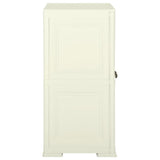 Plastic Cabinet 79x43x85.5 cm Wood Design Vanilla Ice - Side View