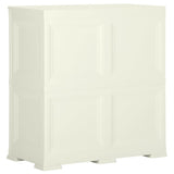 Plastic Cabinet 79x43x85.5 cm Wood Design Vanilla Ice - Top-Down View