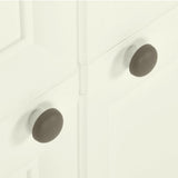 Plastic Cabinet 79x43x85.5 cm Wood Design Vanilla Ice - Rear View