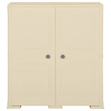 Plastic Cabinet 79x43x85.5 cm Wood Design Angora White