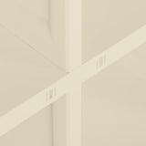 Plastic Cabinet 79x43x85.5 cm Wood Design Angora White - Close-Up Angle