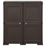 Plastic Cabinet 79x43x85.5 cm Wood Design Brown