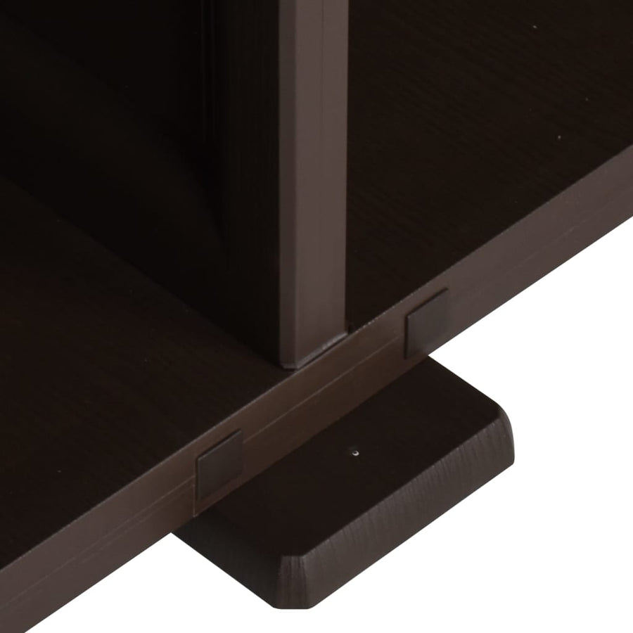 Plastic Cabinet 79x43x85.5 cm Wood Design Brown