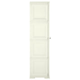 Plastic Cabinet 40x43x164 cm Wood Design Vanilla Ice