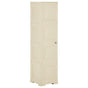 Plastic Cabinet 40x43x164 cm Wood Design Angora White