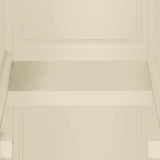 Plastic Cabinet 40x43x164 cm Wood Design Angora White - Close-Up Angle
