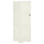 Plastic Cabinet 40x43x125 cm Wood Design Vanilla Ice