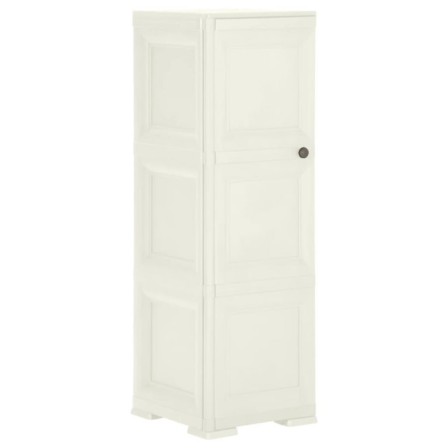 Plastic Cabinet 40x43x125 cm Wood Design Vanilla Ice