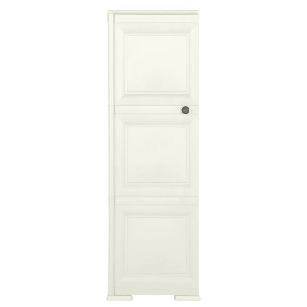 Plastic Cabinet 40x43x125 cm Wood Design Vanilla Ice