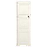 Plastic Cabinet 40x43x125 cm Wood Design Vanilla Ice - Front View