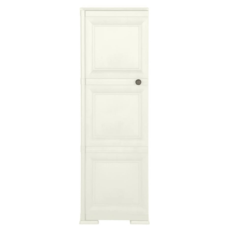 Plastic Cabinet 40x43x125 cm Wood Design Vanilla Ice