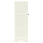Plastic Cabinet 40x43x125 cm Wood Design Vanilla Ice