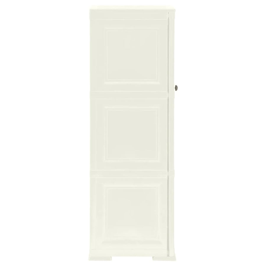 Plastic Cabinet 40x43x125 cm Wood Design Vanilla Ice