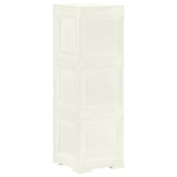 Plastic Cabinet 40x43x125 cm Wood Design Vanilla Ice