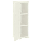 Plastic Cabinet 40x43x125 cm Wood Design Vanilla Ice