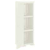 Plastic Cabinet 40x43x125 cm Wood Design Vanilla Ice - 45-Degree Angle