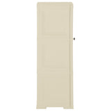 Plastic Cabinet 40x43x125 cm Wood Design Angora White