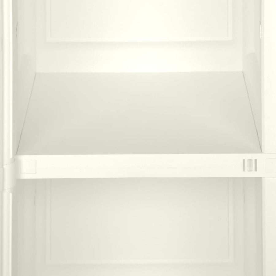 Plastic Cabinet 40x43x85.5 cm Wood Design Vanilla Ice