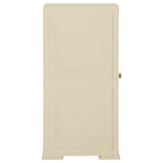 Plastic Cabinet 40x43x85.5 cm Wood Design Angora White