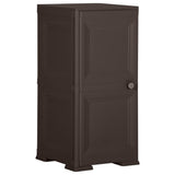 Plastic Cabinet 40x43x85.5 cm Wood Design Brown