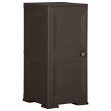 Plastic Cabinet 40x43x85.5 cm Wood Design Brown