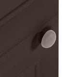 Plastic Cabinet 40x43x85.5 cm Wood Design Brown - Rear View