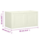 Cushion Box Vanilla Ice 86x40x42 cm 85 L - Low Angle